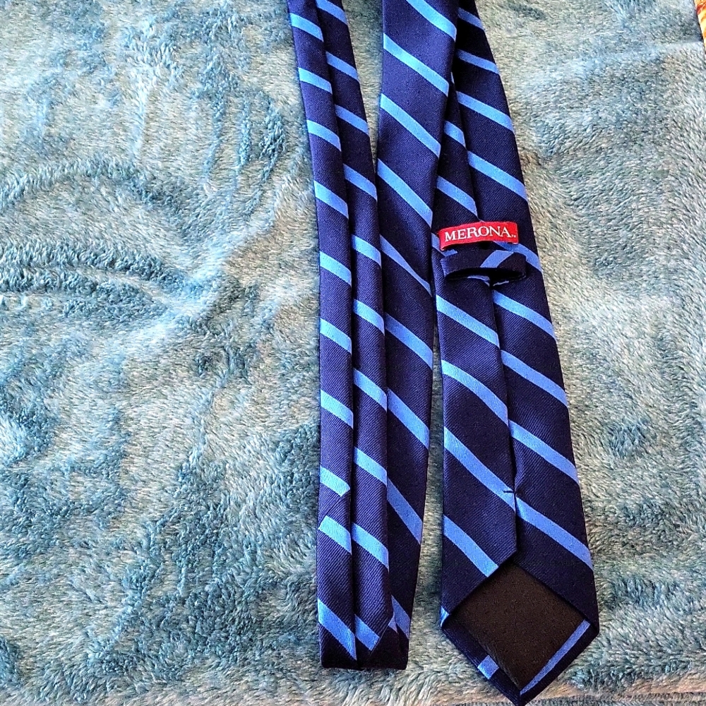 Merona blue striped tie